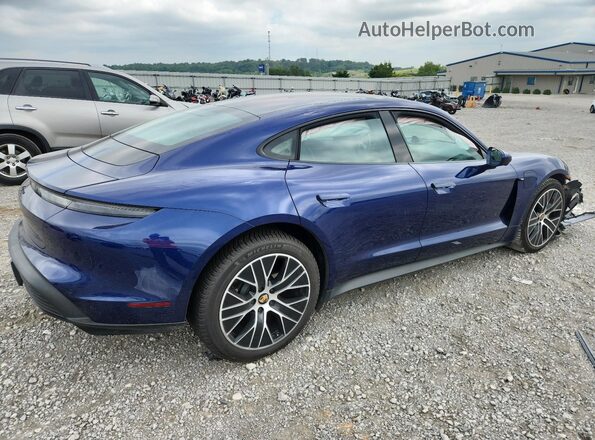 WP0AA2Y19NSA12673 2022 PORSCHE TAYCAN Синий Задняя правая четверть