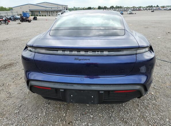 WP0AA2Y19NSA12673 2022 PORSCHE TAYCAN Синий Вид сзади