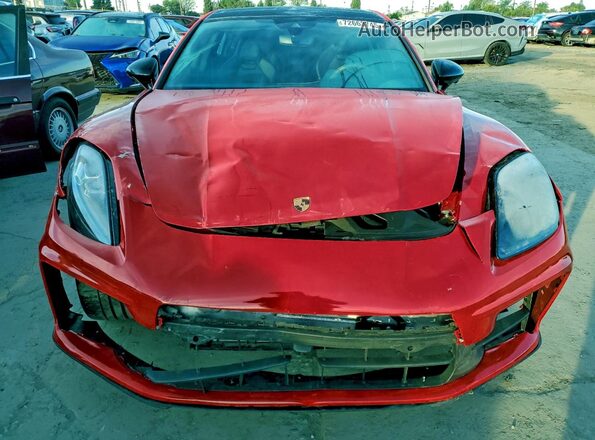 WP0AA2YA2SL006197 2025 PORSCHE PANAMERA Красный Вид сзади