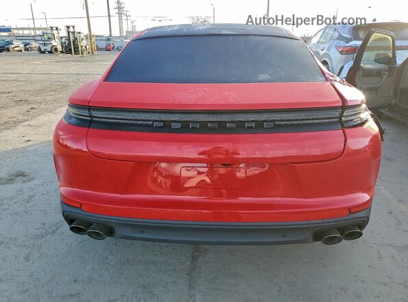 WP0AA2YA2SL006197 2025 PORSCHE PANAMERA Красный Вид салона спереди
