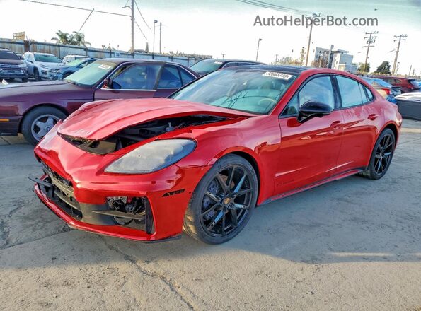 WP0AA2YA2SL006197 2025 PORSCHE PANAMERA Красный Передняя левая четверть