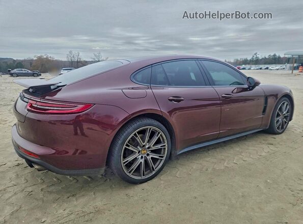 WP0AB2A73JL132482 2018 PORSCHE PANAMERA Бордовый Задняя правая четверть