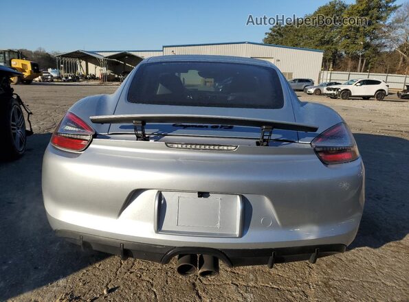 WP0AB2A82GK185830 2016 PORSCHE CAYMAN Серебряный Вид сзади