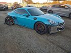 2018 Porsche Cayman S Blue vin: WP0AB2A88JS278519