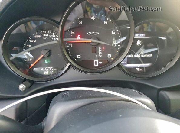 WP0AB2A88JS278519 2018 PORSCHE CAYMAN Blue Вид щитка приладів