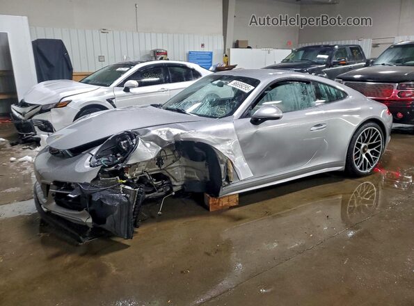 WP0AB2A90KS114885 2019 PORSCHE 911 Silver წინა მარცხენა ხედი სამი მეოთხედიდან