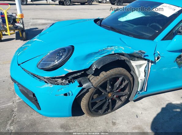 WP0AB2A90LS228645 2020 PORSCHE 911 Синий Вид спереди
