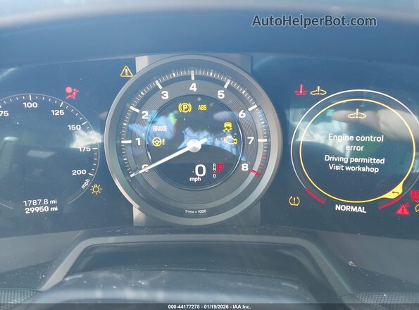 WP0AB2A90LS228645 2020 PORSCHE 911 Синий Вид задних сидений