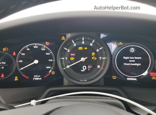 WP0AB2A91RS221227 2024 PORSCHE 911 Серый Вид щитка приборов