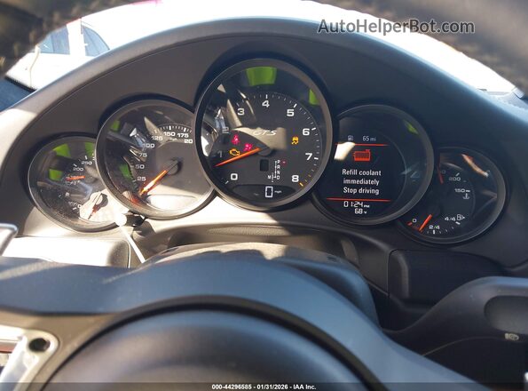 WP0AB2A92JS123103 2018 PORSCHE 911 Orange Rear seats view