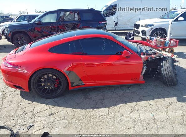 WP0AB2A92JS123103 2018 PORSCHE 911 Orange 360 interior view
