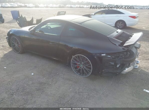 WP0AB2A99KS115484 2019 PORSCHE 911 Black უკანა მარცხენა
