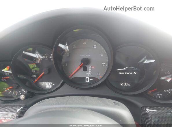 WP0AB2A99KS115484 2019 PORSCHE 911 Black უკანა სავარძლების ხედი