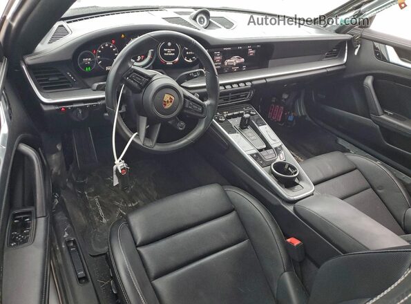 WP0AB2A99MS221243 2021 PORSCHE 911 Silver Առջևի վահանակի տեսք