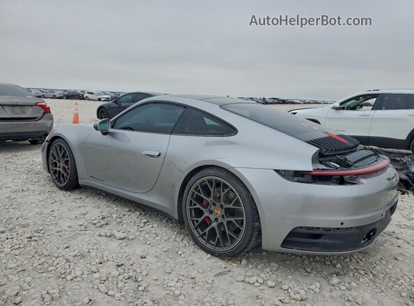 WP0AB2A99MS221243 2021 PORSCHE 911 Silver Հետևի ձախ