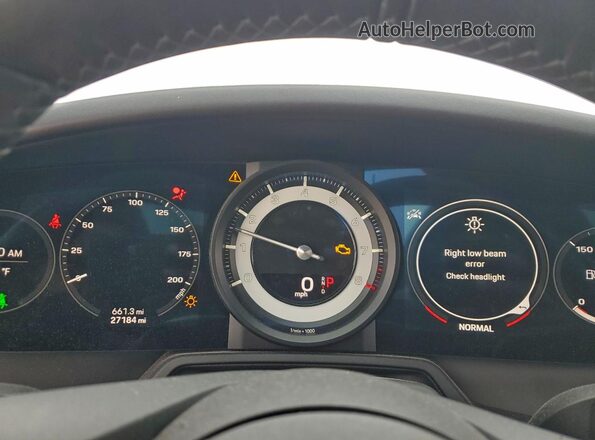 WP0AB2A99MS221243 2021 PORSCHE 911 Silver Սարքավորումների վահանակի տեսք