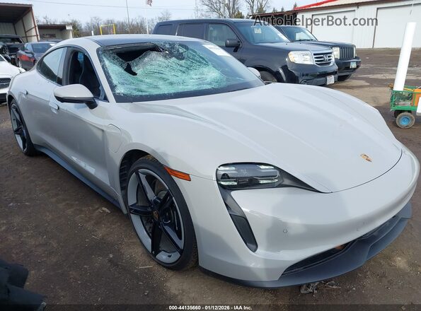 WP0AB2Y12NSA44538 2022 PORSCHE TAYCAN Gray Przód prawy