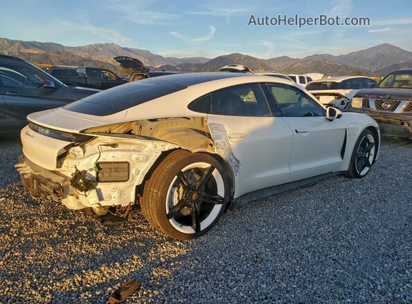 WP0AB2Y13LSA50894 2020 PORSCHE TAYCAN Белый Задняя правая четверть