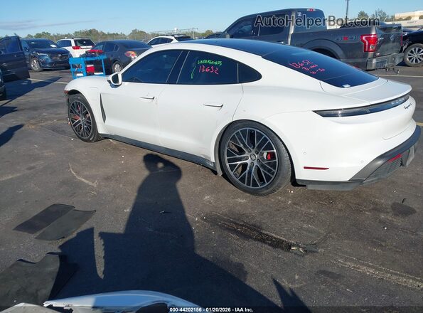 WP0AB2Y15LSA50170 2020 PORSCHE TAYCAN Белый Задняя левая четверть