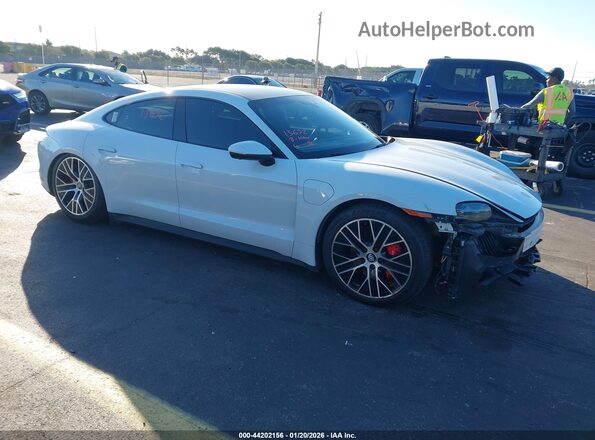 WP0AB2Y15LSA50170 2020 PORSCHE TAYCAN Белый Передняя правая четверть