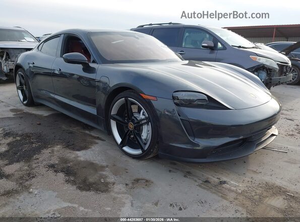 WP0AB2Y17MSA41956 2021 PORSCHE TAYCAN Серый Передняя правая четверть