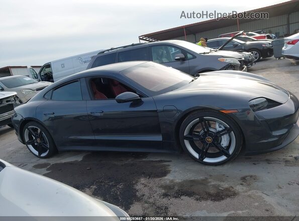 WP0AB2Y17MSA41956 2021 PORSCHE TAYCAN Серый Вид задней части салона