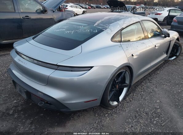 WP0AB2Y19MSA45023 2021 PORSCHE TAYCAN Синий Задняя правая четверть