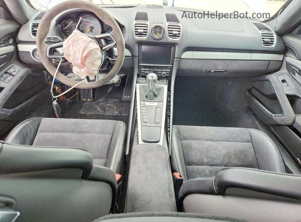 WP0AC2A82GK197098 2016 PORSCHE CAYMAN Белый Вид панели приборов