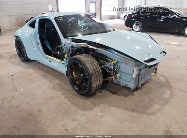 WP0AC2A99NS269243 2022 PORSCHE 911 Light Blue Передняя правая четверть