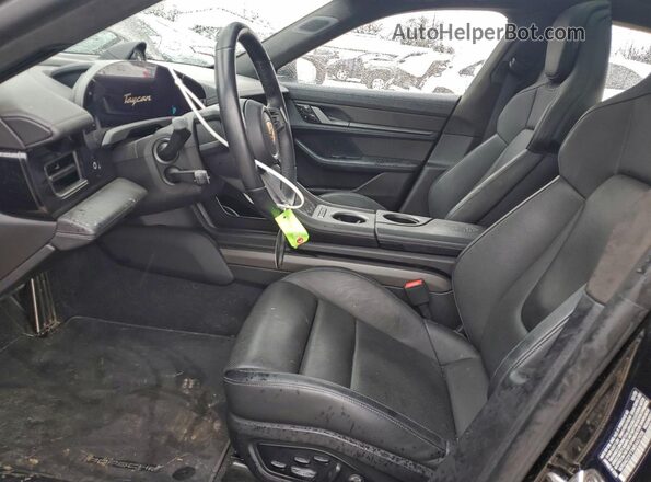 WP0AC2Y11MSA62928 2021 PORSCHE TAYCAN Черный Вид салона спереди