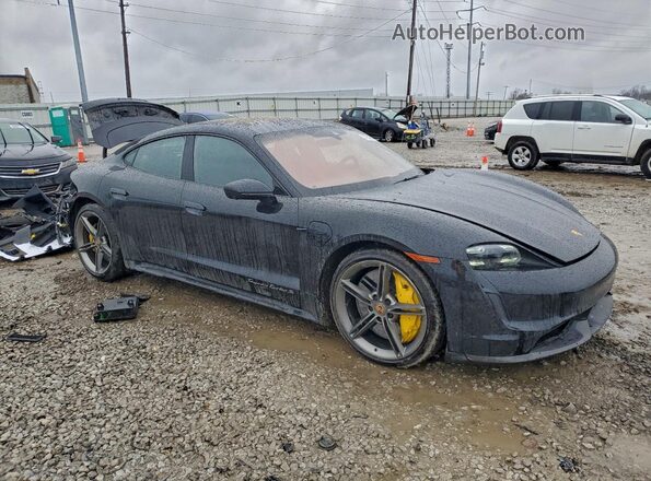 WP0AC2Y11MSA62928 2021 PORSCHE TAYCAN Черный Передняя правая четверть