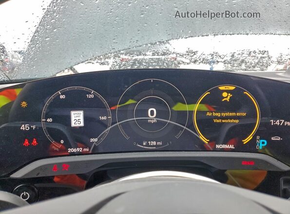 WP0AC2Y11MSA62928 2021 PORSCHE TAYCAN Черный Вид щитка приборов