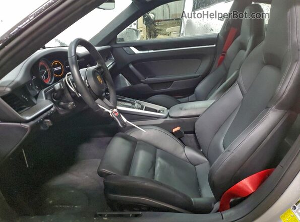 WP0AD2A90PS257966 2023 PORSCHE 911 Gray Widok wnętrza z przodu