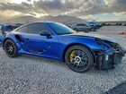2018 Porsche 911 Turbo Blue vin: WP0AD2A91JS156295