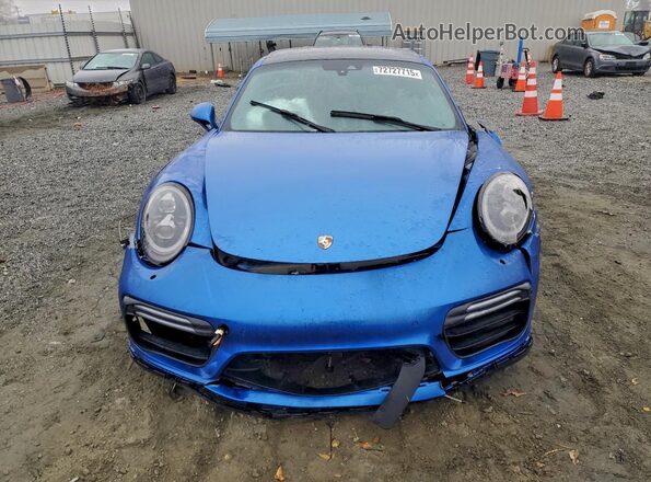 WP0AD2A95HS166435 2017 PORSCHE 911 Синий Вид спереди