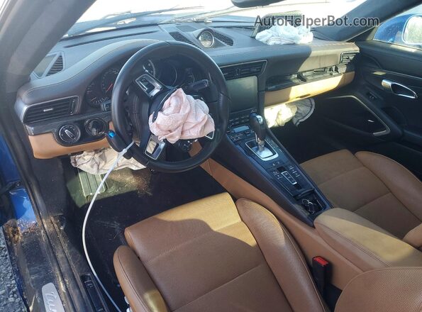 WP0AD2A95HS166435 2017 PORSCHE 911 Blue Dashboard view