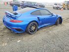 2017 Porsche 911 Turbo Blue vin: WP0AD2A95HS166435