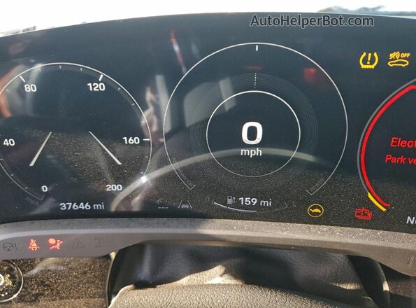 WP0AD2Y10NSA59176 2022 PORSCHE TAYCAN Угольный Вид щитка приборов