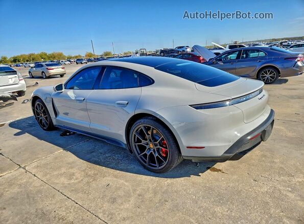WP0AD2Y11PSA48206 2023 PORSCHE TAYCAN Silver Tył lewy