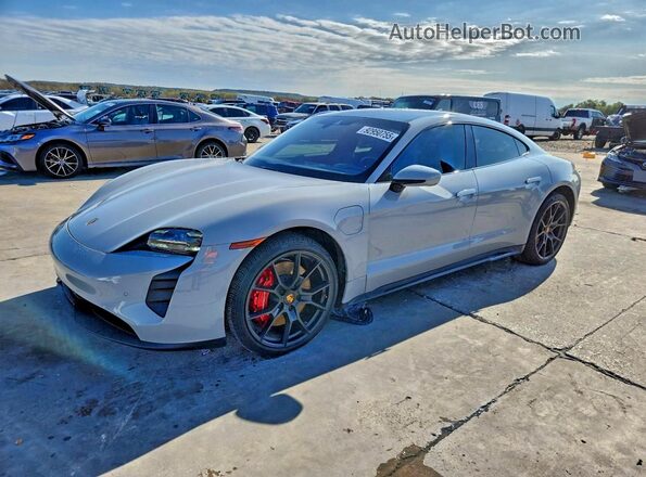 WP0AD2Y11PSA48206 2023 PORSCHE TAYCAN Silver Przód lewy