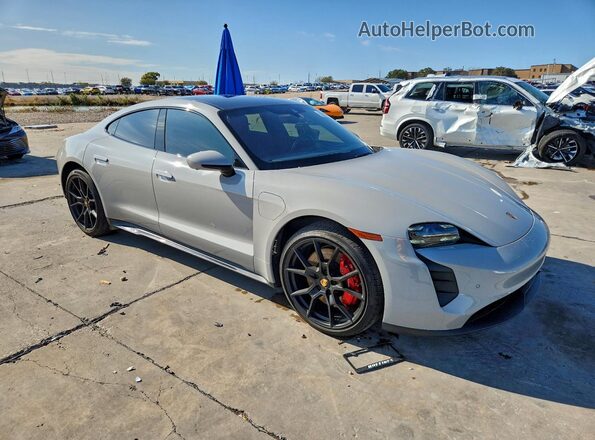WP0AD2Y11PSA48206 2023 PORSCHE TAYCAN Silver Przód prawy