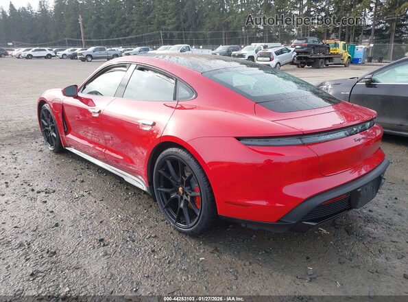 WP0AD2Y19PSA47028 2023 PORSCHE TAYCAN Red Trasero izquierdo