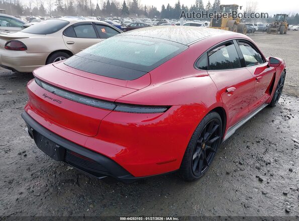 WP0AD2Y19PSA47028 2023 PORSCHE TAYCAN Red Trasero derecho