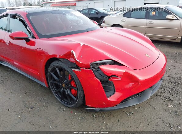 WP0AD2Y19PSA47028 2023 PORSCHE TAYCAN Red Vista frontal
