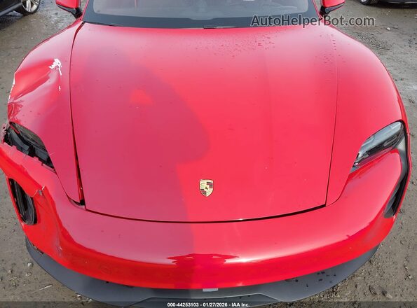 WP0AD2Y19PSA47028 2023 PORSCHE TAYCAN Red Vista trasera