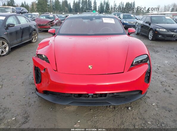 WP0AD2Y19PSA47028 2023 PORSCHE TAYCAN Red Vista del salpicadero
