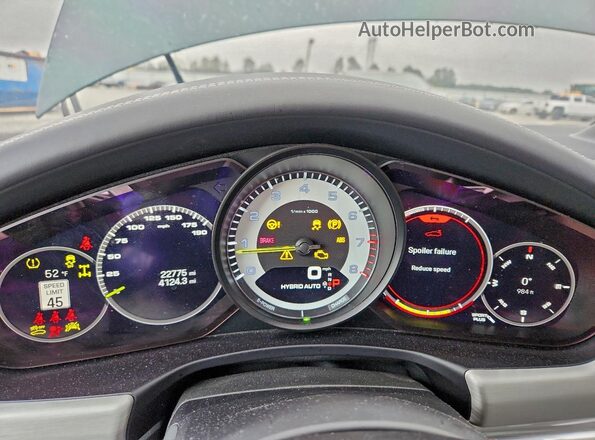 WP0AE2A75PL120186 2023 PORSCHE PANAMERA Двухцветный Вид щитка приборов