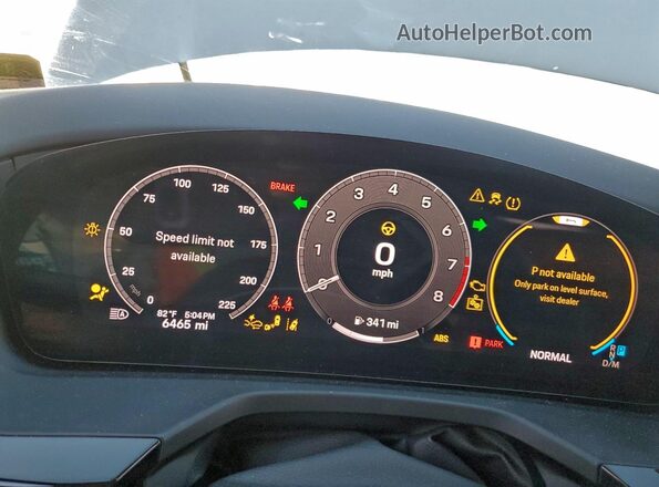 WP0AG2YA6SL070368 2025 PORSCHE PANAMERA Серый Вид щитка приборов