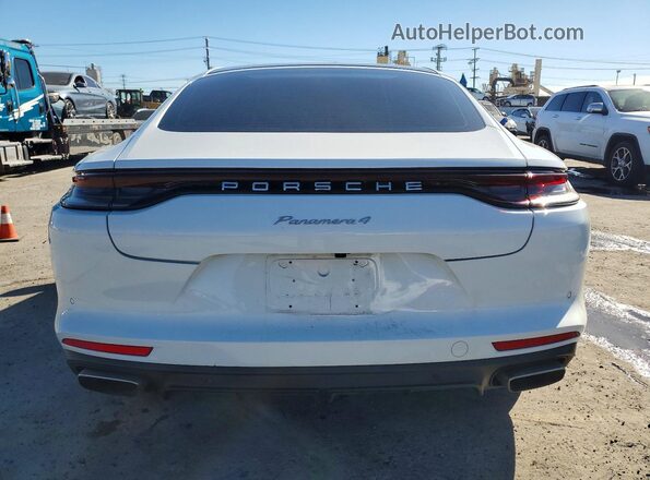 WP0AJ2A72ML115633 2021 PORSCHE PANAMERA Белый Вид сзади