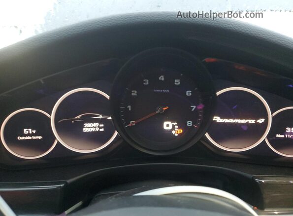 WP0AJ2A77PL102199 2023 PORSCHE PANAMERA Gray Instrument cluster view
